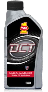 Bottle of TOP 1 DCT Fully Synthetic DCT Fluid
