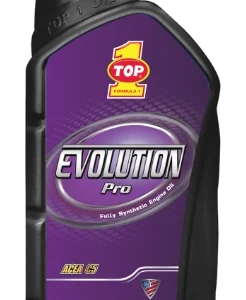 Bottle of TOP 1 Evolution Pro 0W-20 pcmo Full Synthetic Oil