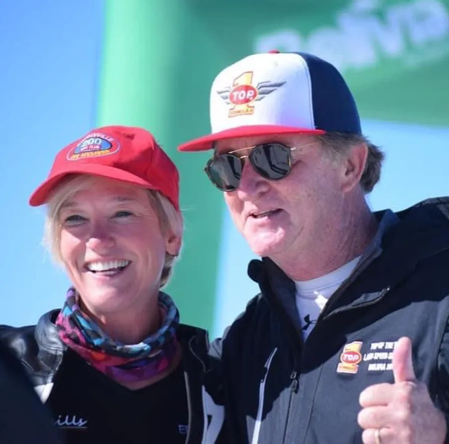 Erin Sills with the TOP 1 Oil racing team, speeding into a record-breaking motorcycle season.