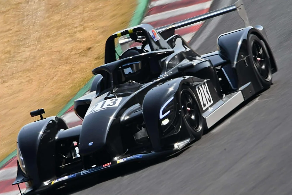 ure Portelli pushing #213 Katana hard through every corner